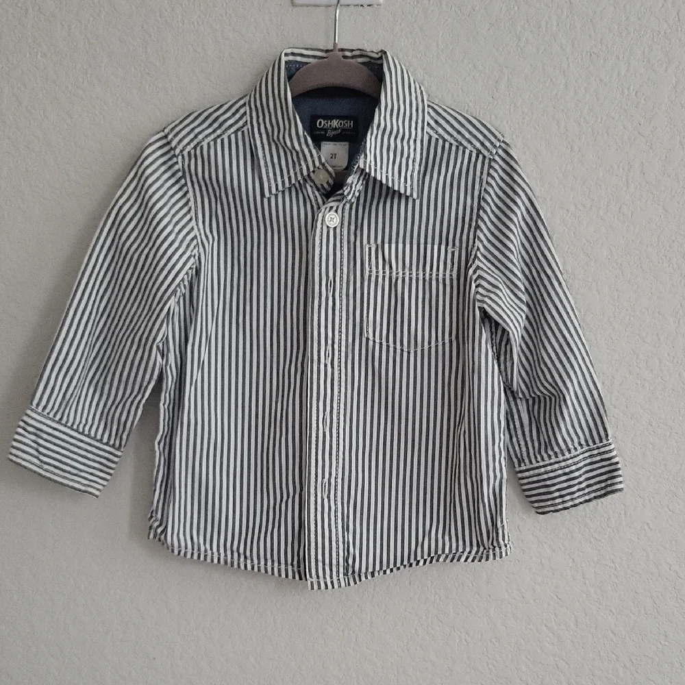 OshKosh B'gosh Striped Kids Button Down Shirt